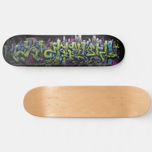 Wildstyle Graffiti 1 Skateboard (Horizontal)