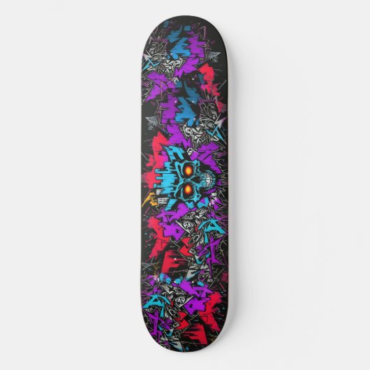 Wildstyle Graffiti 2 Skateboard (Vorderseite)
