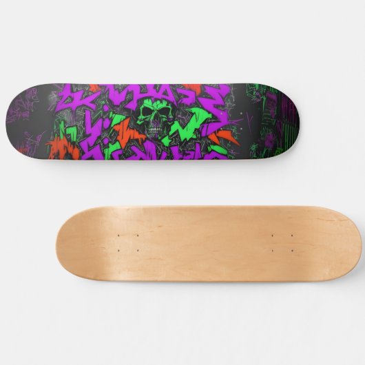 Wildstyle Graffiti 4 Skateboard (Horizontal)