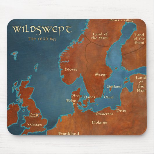 Wildswept Map - Mousepad (Vorne)