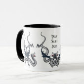 Wildthing Drache-Tasse mit Raum für Ihren Namen Tasse (Vorderseite Links)