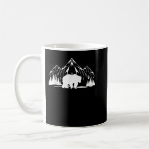 Wildtier Bär Natur Bäume Outdoor Berg Kaffeetasse
