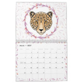 Wildtier-Blumen-Botanik-Wasserfarbe 2026 Kalender (Mär 2027)