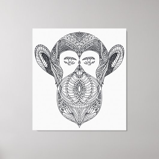 Wildtier des Walddoodles 6 Leinwanddruck (Vorderseite)