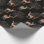 Wildtier-Jagdschwarm Geschenkpapier (Ecke)
