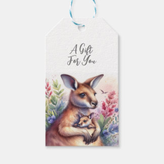 Wildtier Kangaroo Geschenkanhänger