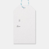 Wildtier Kangaroo Geschenkanhänger (Rückseite)