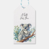 Wildtier Koala Geschenkanhänger (Vorderseite)