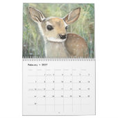 Wildtier-Kunstkalender von der Künstlerin Molly Ha Kalender (Feb 2027)