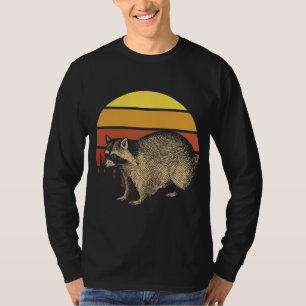 Wildtier Lover Geschenk Müll Panda Raccoon T-Shirt
