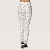 Wildtier mit Dschungelbaum-Muster Leggings (Rückseite)