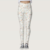 Wildtier mit Dschungelbaum-Muster Leggings (Vorderseite)