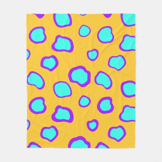 Wildtier-Muster Fleecedecke (Vorderseite)