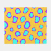 Wildtier-Muster Fleecedecke (Vorderseite (Horizontal))