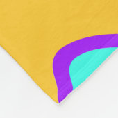 Wildtier-Muster Fleecedecke (Ecke)