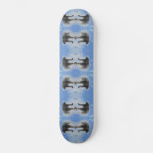 Wildtier Muster White Tiger Skateboard (Vorderseite)