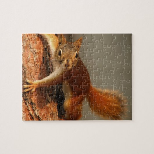 Wildtier-Puzzle-Eichhörnchen-Jigsaw-Puzzle Puzzle (Horizontal)
