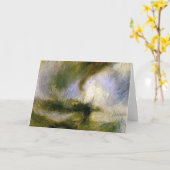 Wildtier - Schneesturm Karte (Gelbe Blume)