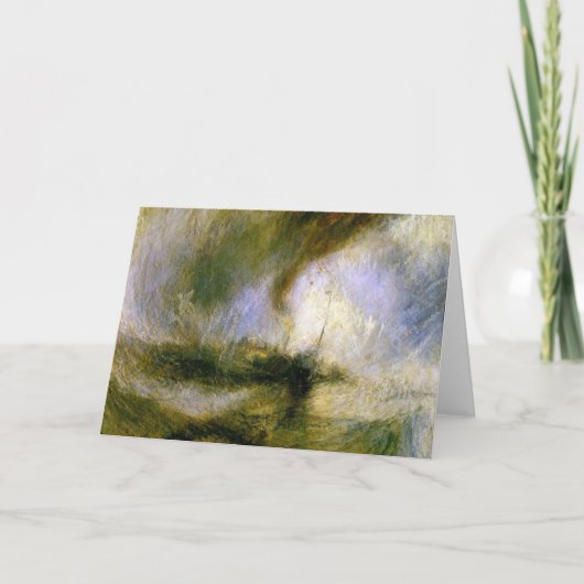 Wildtier - Schneesturm Karte (Vorderseite)