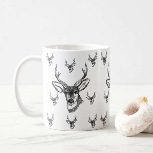 Wildtier-Tassen Kaffeetasse (Mit Donut)