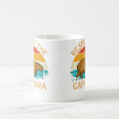 Wildtier Tier Respektiere das Capybara Kaffeetasse (Mittel)