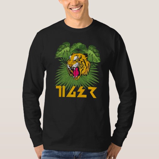 Wildtier Tiger T-Shirt (Vorderseite)