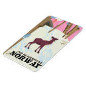 Wildtier-Vintage-Plakat Magnet (Linke Seite)