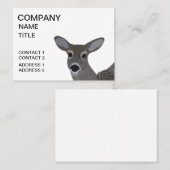 Wildtier Visitenkarte (Vorne/Hinten)