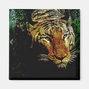 Wildtier-Wildtiger Magnet