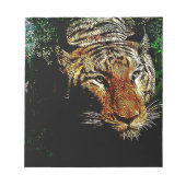 Wildtier-Wildtiger Notizblock (Vorderseite)