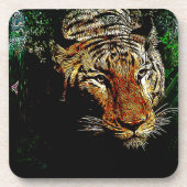 Wildtier-Wildtiger Untersetzer (Vorderseite)