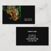 Wildtier-Wildtiger Visitenkarte (Vorne/Hinten)