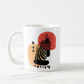 Wildtier Zebra Kaffeetasse (Links)