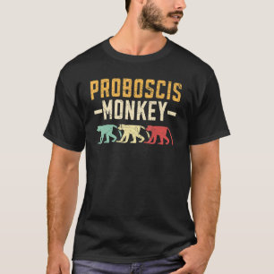 Wildtier Zookeeper Proboscis Affenflüster T-Shirt