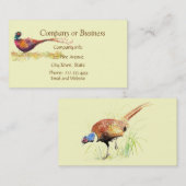 Wildtierart mit Rachenhalskrabe Visitenkarte (Vorne/Hinten)