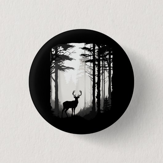 Wildtierbestand Rehwald Button (Vorderseite)