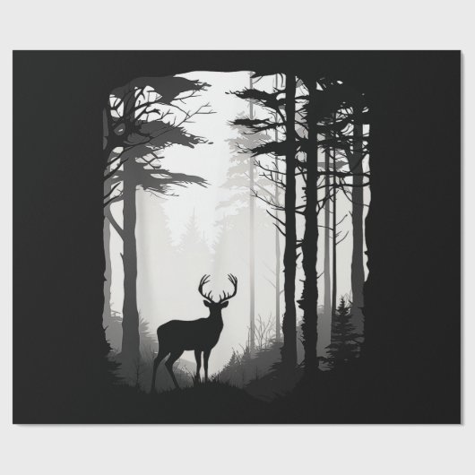 Wildtierbestand Rehwald Geschenkpapier (Flach)