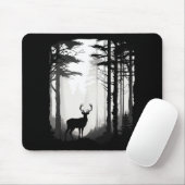 Wildtierbestand Rotwildwald Mousepad (Mit Mouse)