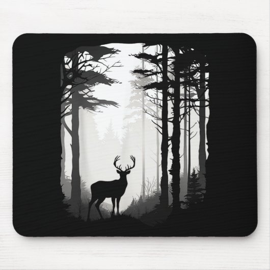 Wildtierbestand Rotwildwald Mousepad (Vorne)