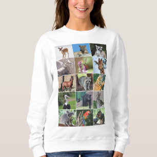 Wildtiere 15 Tiere in der Wildnis Sweatshirt