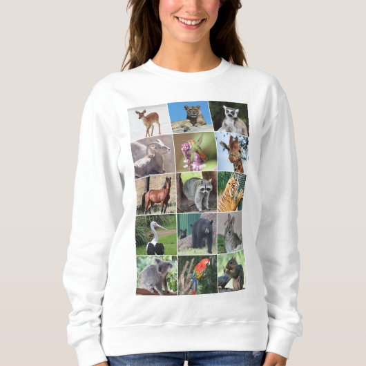 Wildtiere 15 Tiere in der Wildnis Sweatshirt (Vorderseite)