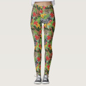 Wildtiere Afrikas Leggings (Vorderseite)