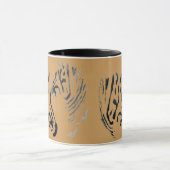 Wildtiere Art Zebras Tasse (Zentrum)