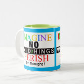 Wildtiere - BILDER - gefährdete Tiere - Zweifarbige Tasse (Vorderseite Links)