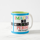 Wildtiere - BILDER - gefährdete Tiere - Zweifarbige Tasse (VorderseiteRechts)