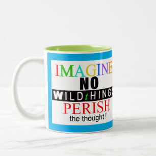 Wildtiere - BILDER - gefährdete Tiere - Zweifarbige Tasse