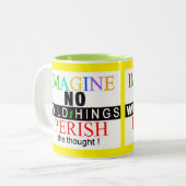 Wildtiere - BILDER - gefährdete Tiere - Zweifarbige Tasse (Vorderseite Links)