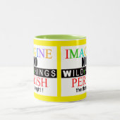 Wildtiere - BILDER - gefährdete Tiere - Zweifarbige Tasse (Mittel)