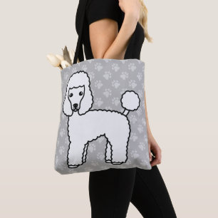 Wildtiere Cartoon Toy Poodle Hunde Rasse Zeichnend Tasche