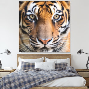 Wildtiere der Natur - Tiger Leinwand